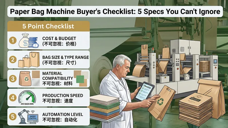 Paper Bag Machine Buyer's Checklist: 5 Specs You Can't Ignore