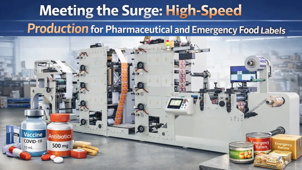 High-Speed Flexo Printing for Pharmaceutical and Emergency Food Labels
